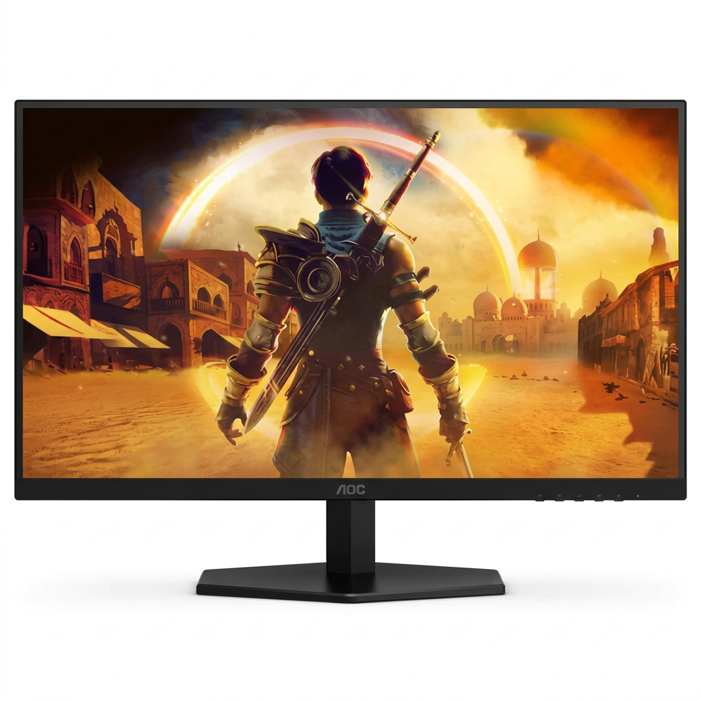 AOC IPS white background