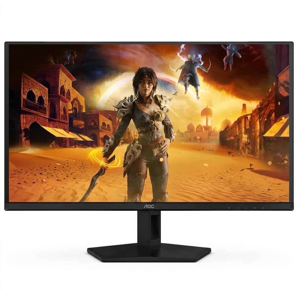 AOC QD-OLED white background