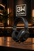 Sort Corsair HS35 V3 gaming-headset med mikrofon og kabel i BW CONS showroom