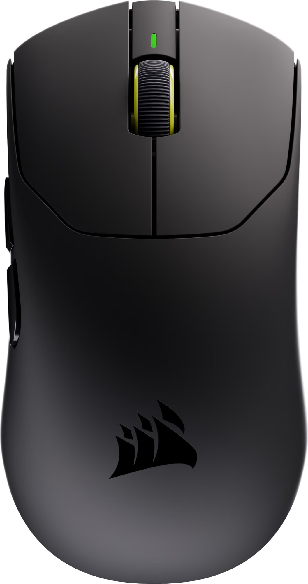 Corsair SABRE v3 PRO PureVector sort gaming-mus set ovenfra på hvid baggrund